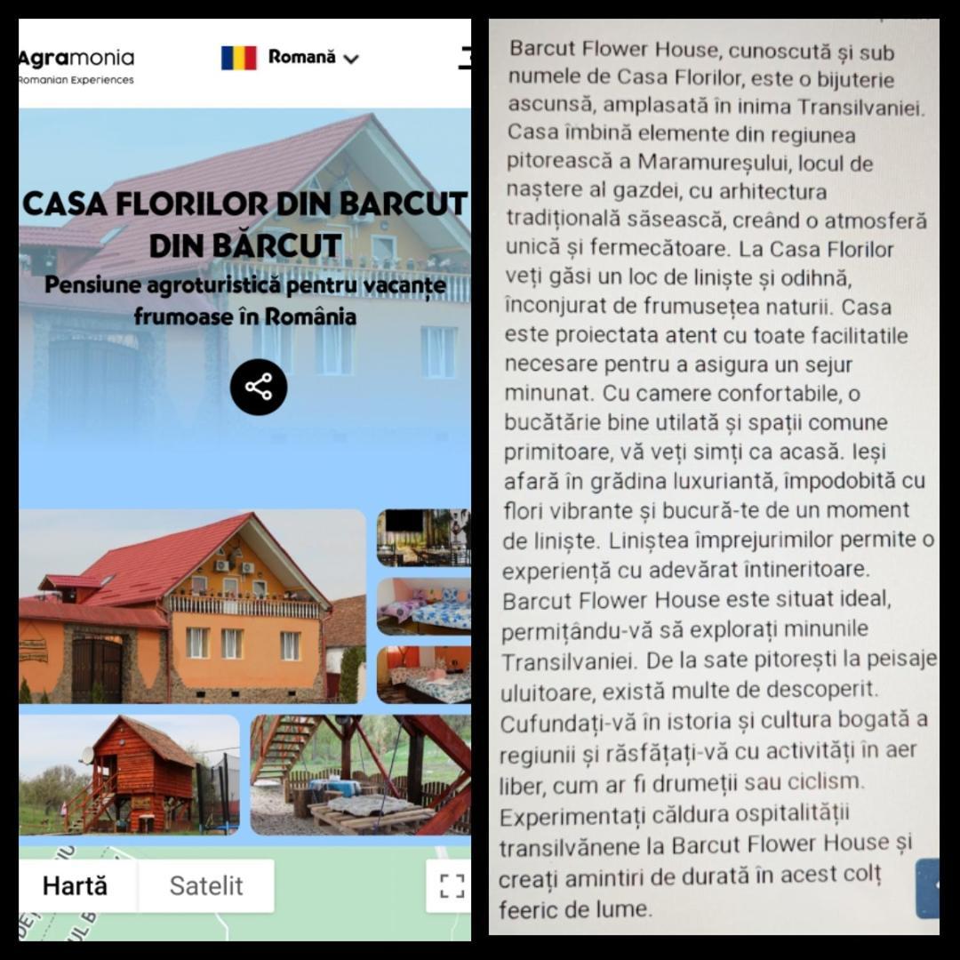 Casa Florilor Barcut Apartman Kültér fotó
